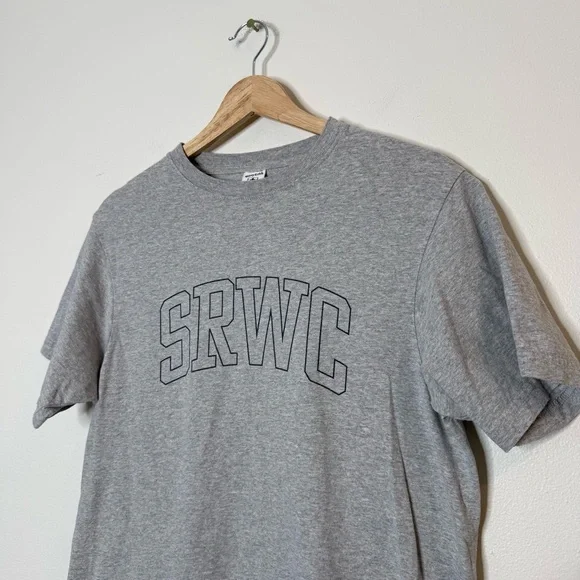 Sporty & Rich Wellness Club SRWC Graphic Tee in Heather grey size small - Picture 7 of 7